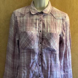 NWT William Rast Tartan Plaid Blouse Size:  XS
